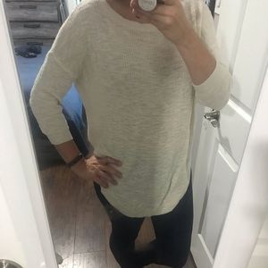 Oversized Cross back sweater